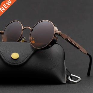 Classic Gothic Steampunk Sunglasses Women Brand Designer Vin