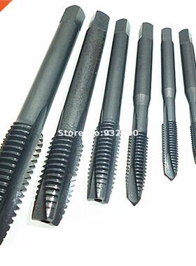 7pcs Metric Straight Flute Tap M3 M4 M5 M6 M8 M10 M12 Hss Sc