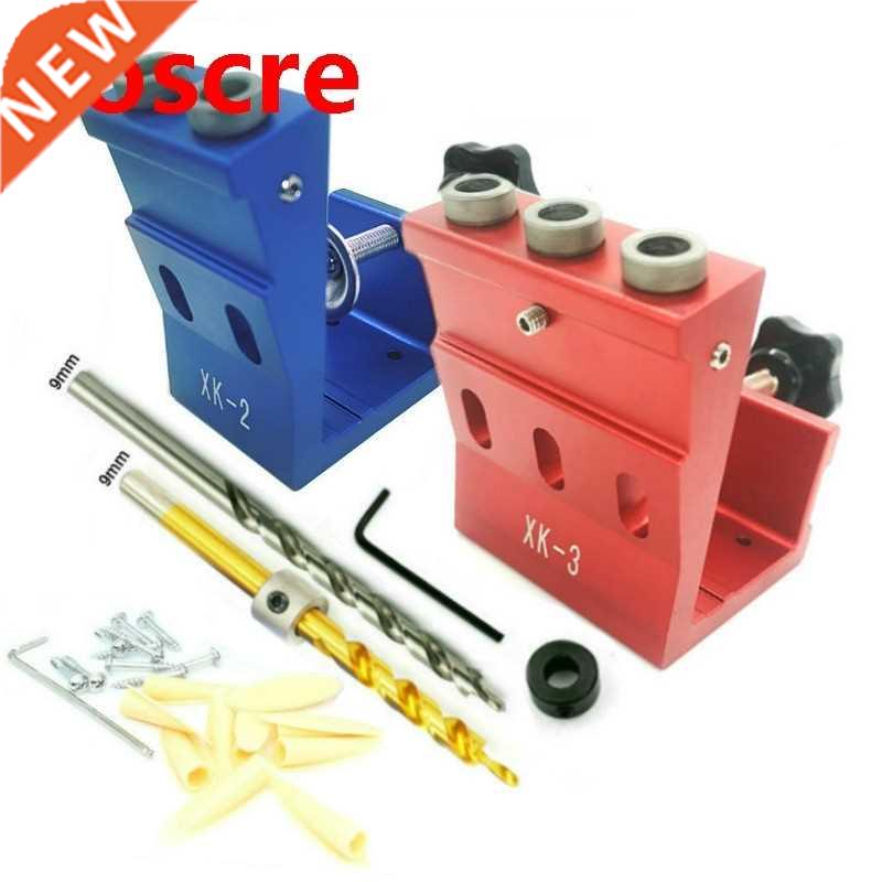 Aluminum Alloy 9mm Oblique Hole Drill Locator Bits Hole Jig