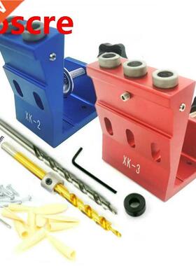 Aluminum Alloy 9mm Oblique Hole Drill Locator Bits Hole Jig