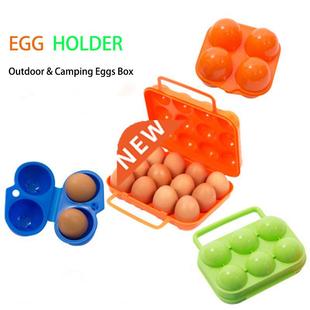 Portable Contain Egg Storage Grid Holder Box