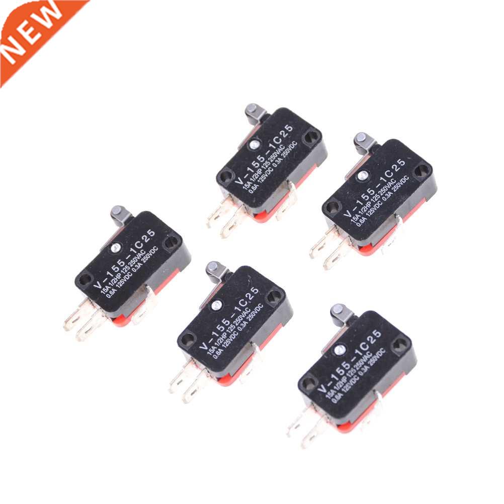 Switches 5Pcs V-155-1C25 Limit Switch SPDT New Micro Short H