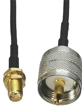 RG174 SMA Female jack Nut Bulkhead to UHF PL259 Male plug St