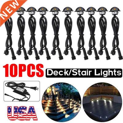 10PCS/Pack LED Deck Lights Half-moon SMD5050 Garden Pathway