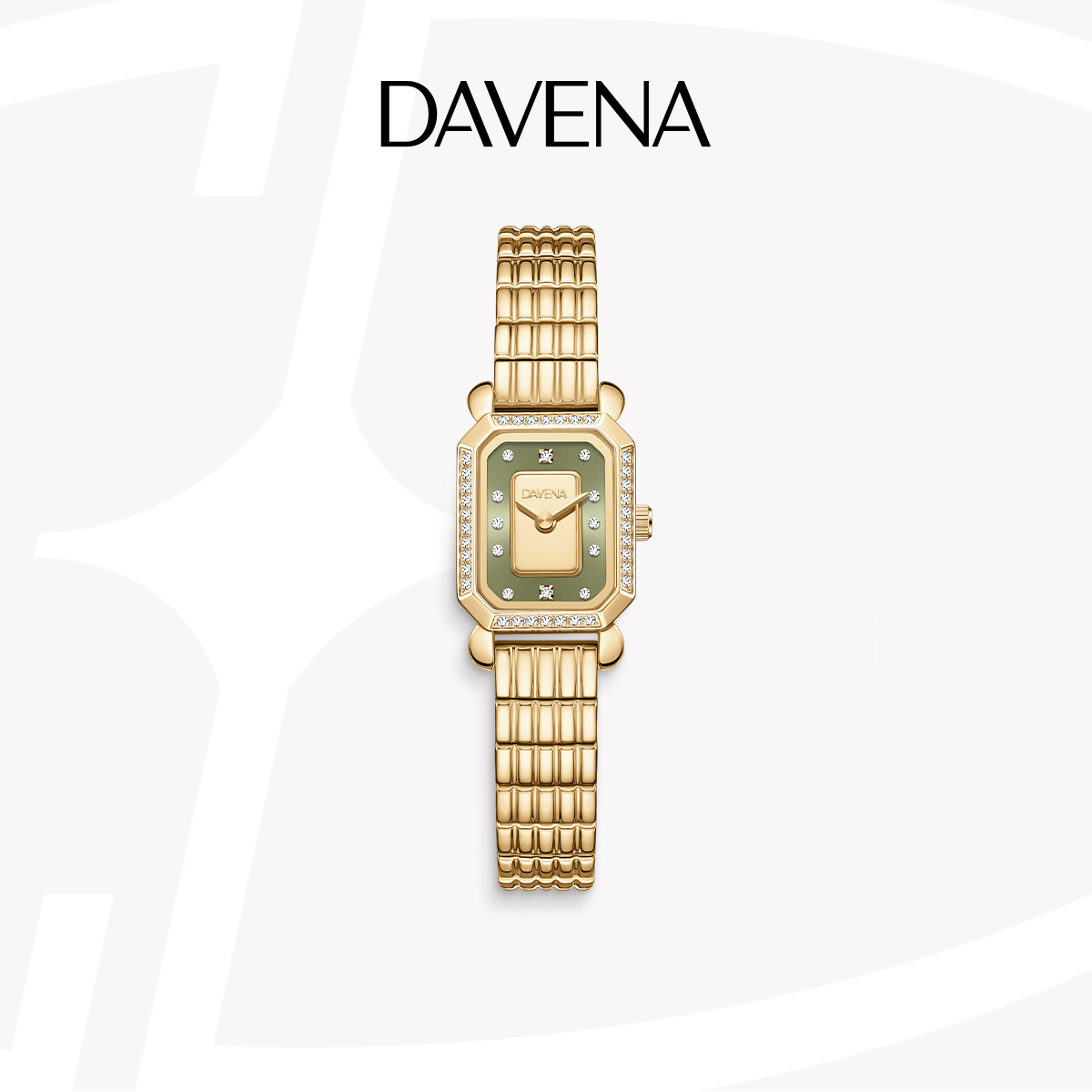 DAVENA蒂玮娜小金砖手表