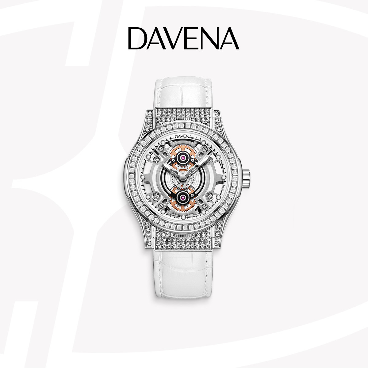 DAVENA蒂玮娜点睛系列小恶魔石英手表女款轻奢小众满天星女士腕表