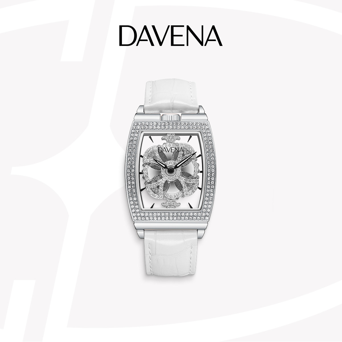 DAVENA蒂玮娜时来运转系列小舞裙手表女款满天星轻奢小众女士腕表
