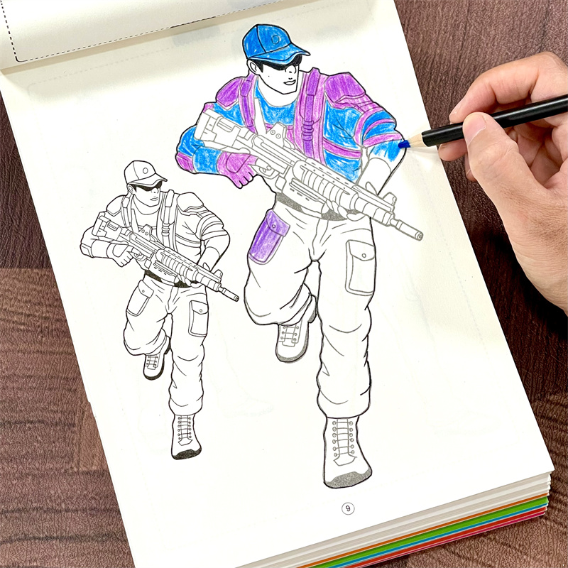 小学生控笔训练临摹手绘线描绘画