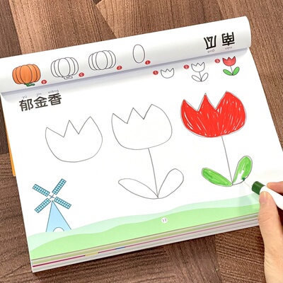幼儿园教材分步学画简笔画大全书