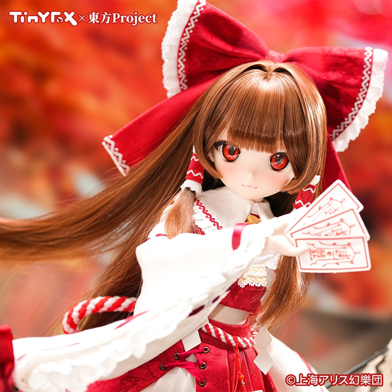 thumbnail for [Final Item Special Sale] tinyfox Hakurei Reimu 4-point PEKO Articulated MJD Full Set 2D Doll Official