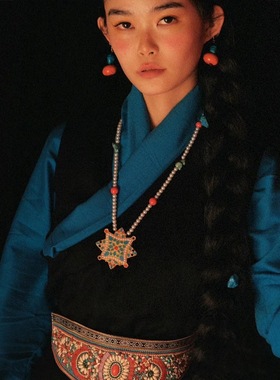 manjusaka 藏式民族风高级轻奢项链女小众设计感气质百搭锁骨链配