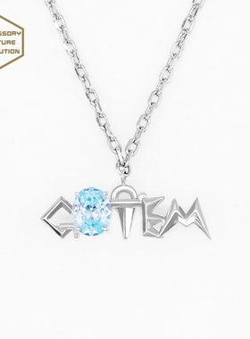 埃斯意 925银宝石GOT'EM潮流鞋扣项链两用款小众设计个性吊坠男女