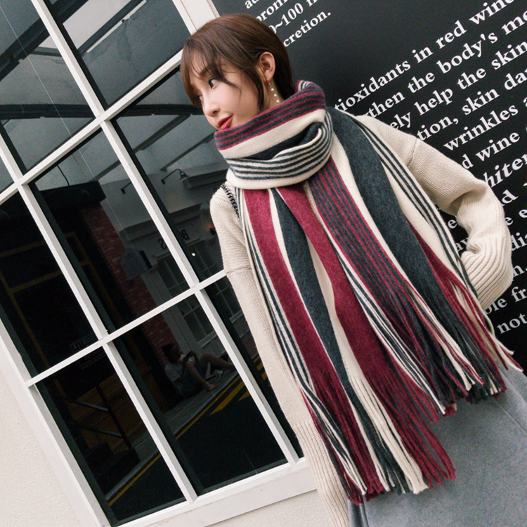 2019日系韩版秋冬仿羊绒