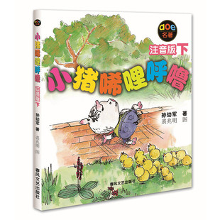书目正版 暑期寒假经典 书 下孙幼军彩色带拼音故事书绘本小猪稀里呼噜一年级二年级小学生阅读课外书非 小猪唏哩呼噜注音版