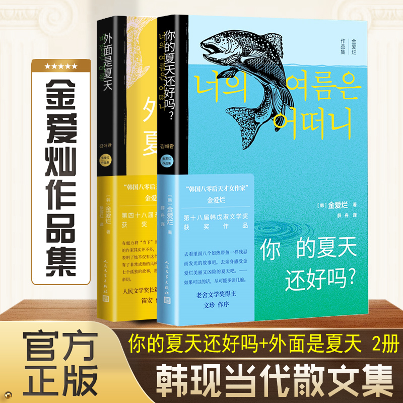你的夏天还好吗+外面是夏天 金爱烂 著 韩文学丛书 金爱烂短篇小说集八篇作品韩现当代文学小说散文集女性励志暖心小说集