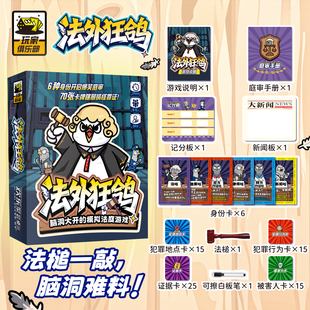 【搞笑法庭模拟游戏】法外狂鸽角色扮演多人聚会20min搞怪小游戏