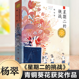 星期二 三四五六年级小学生课外阅读书籍天天出版 12周岁读物暑假寒假经典 书目 文学小说 青铜葵花获奖作品 杨翠著 挑战 社8