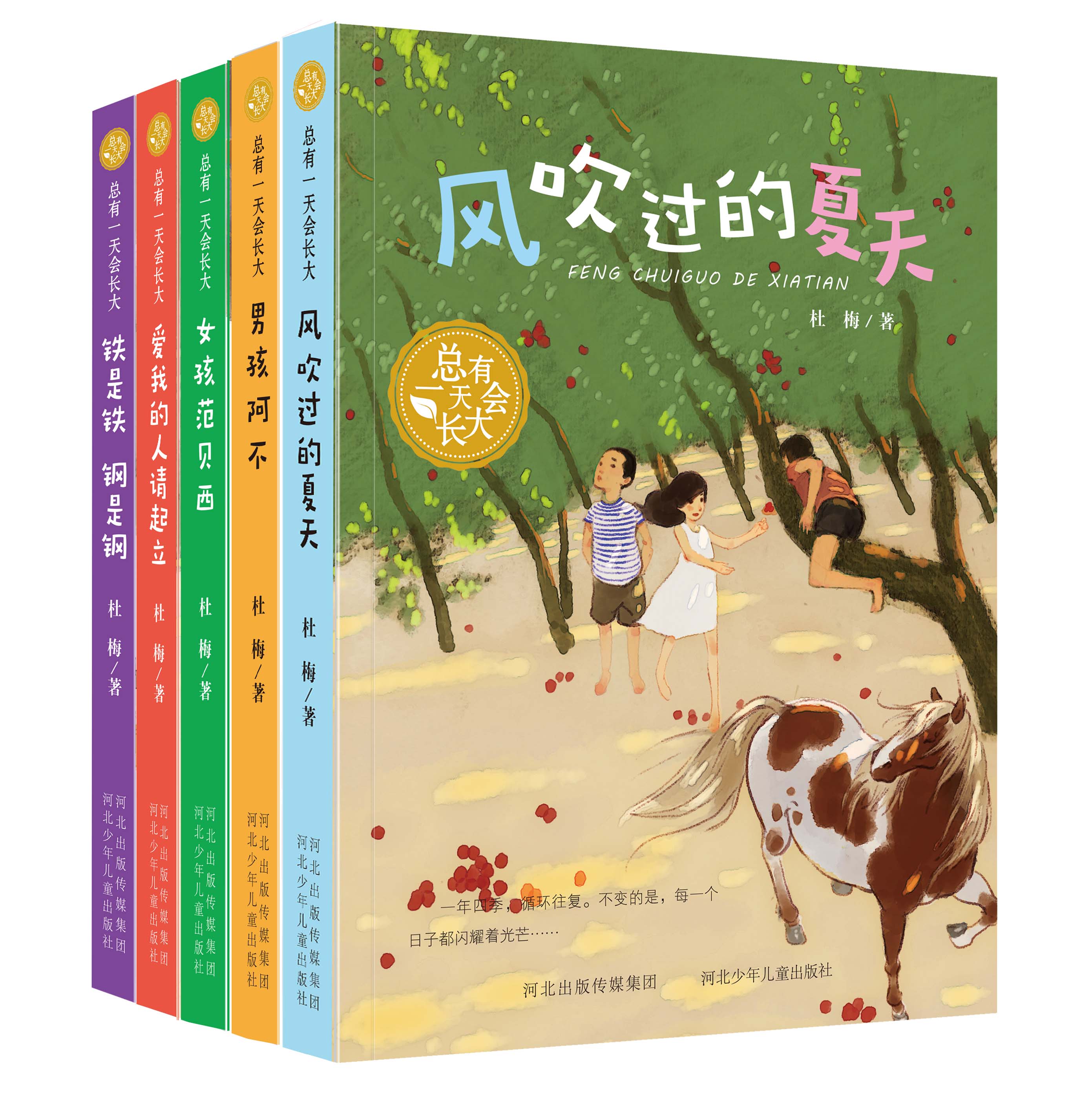 官方正版总有一天会长大套装5册杜梅作品儿童成长小说金波谭旭东 小