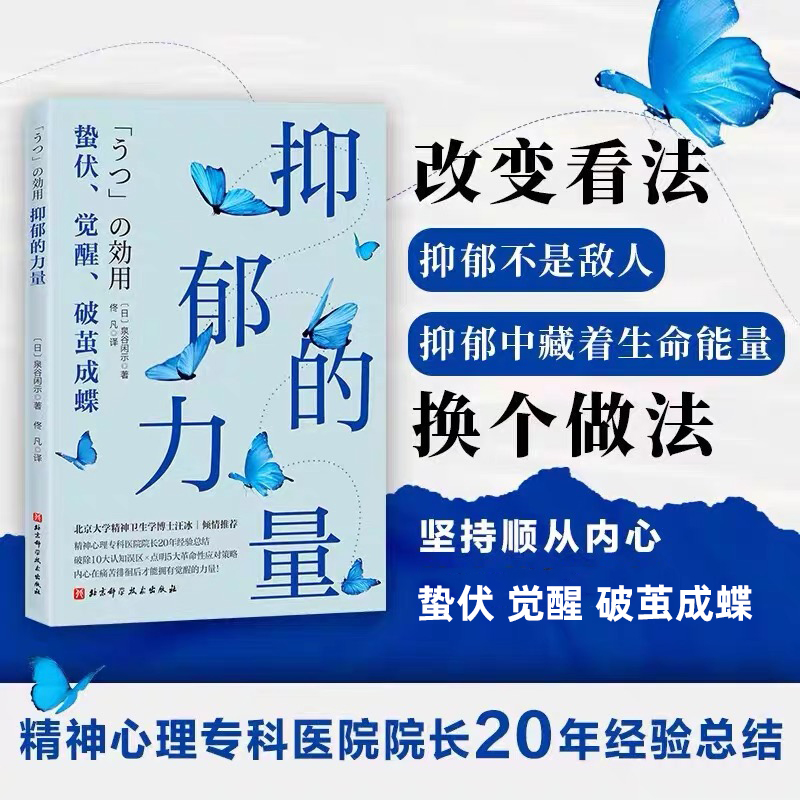 抑郁的力量 20年经验心理精神专科医生的心理疗愈 心理自助指南 抑郁症治疗 抑郁症治疗方法 心理障碍 心理健康书籍 正版包邮