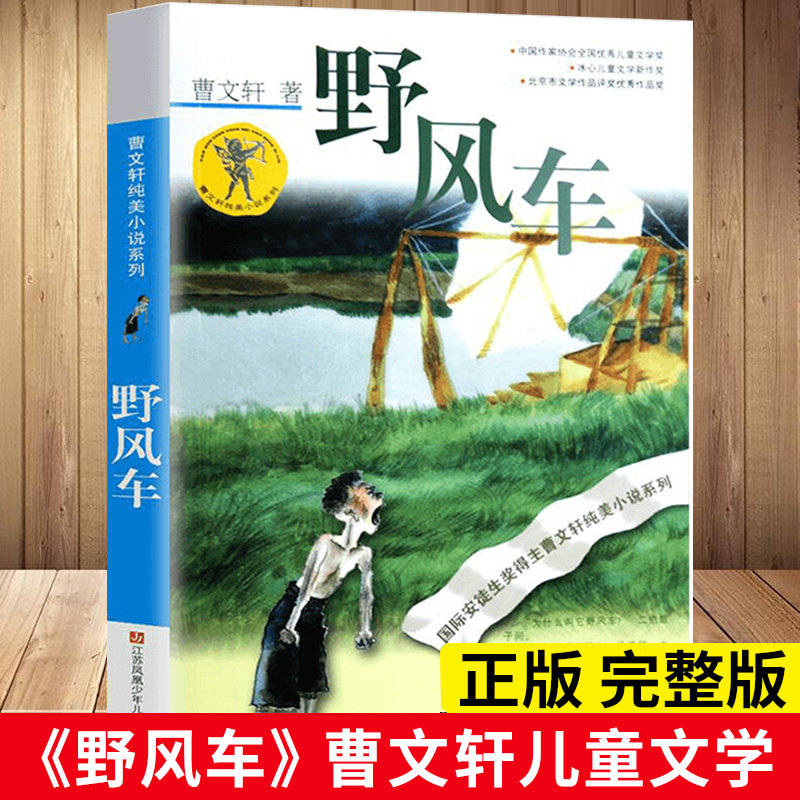 野风车正版全套曹  纯美小说系列 初中小学生课外阅读 书籍三四五六年级经典书目江苏凤凰少年儿童出版社安徒生儿童文学大奖