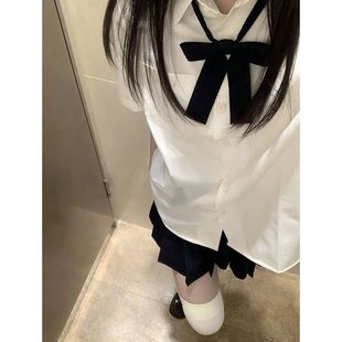 班服百褶裙套装 日系jk制服衬衫 新款 短袖 一整套显瘦辣妹学院风夏季