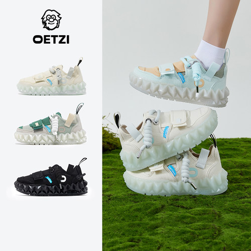 帆布鞋OETZI冰人奥兹低帮鞋