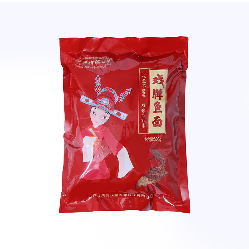 湖北特产黄梅戏牌鱼面食品手工青鱼500g包装红薯粉苕粉鱼干货