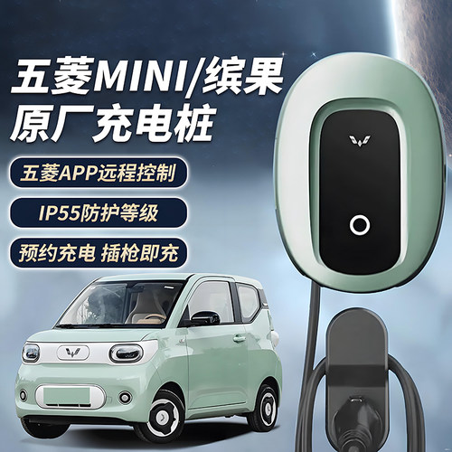 五菱原厂原装充电桩宏光mini充电桩杨光缤果星光宝骏云朵充电桩4G