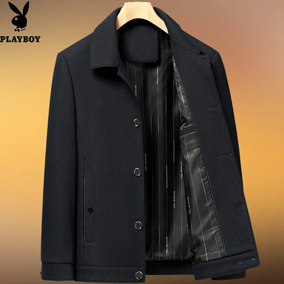 花花公子翻领春秋款夹克