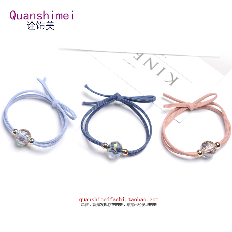 诠饰美韩版水晶可做手链头绳