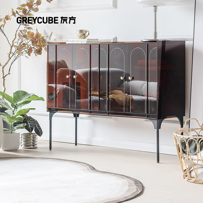 轻法式玄关柜现代创意入户装饰柜轻奢客厅餐柜压克力玻璃酒柜,住宅家具,餐边柜,淘宝优惠券,粉丝福利购,淘宝优惠卷