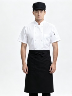 学校套装中餐西餐厨师服套装长袖短袖厨师服 可定制绣logo