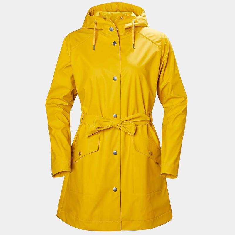 海外代购Helly Hansen/海丽汉森女士风衣防雨防水连帽系带收腰