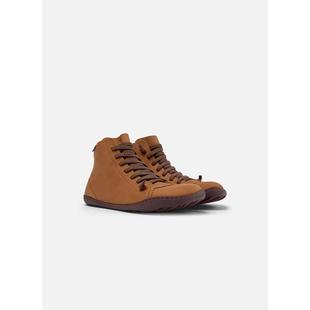 高帮系带女靴 缓震轻量护趾休闲鞋 代购 Camper女士高帮鞋