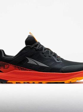 代购Altra男士越野跑鞋防滑耐磨缓震回弹足弓支撑保护性鞋底黑色