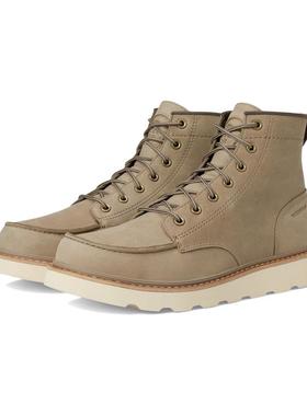 代购SOREL男士工装靴防水透气防滑缓冲系带圆头中帮金属眼lets