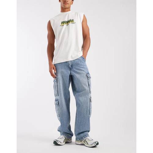 海外代购Levi’s/李维斯男士运动长裤宽松版型多口袋日常休闲