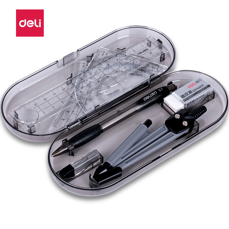 得力套装清新多功能测量制图套尺