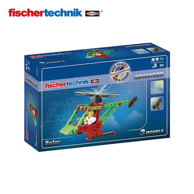 德国原装fischertechnik慧鱼机器人益智模型玩具太阳能组合(新)