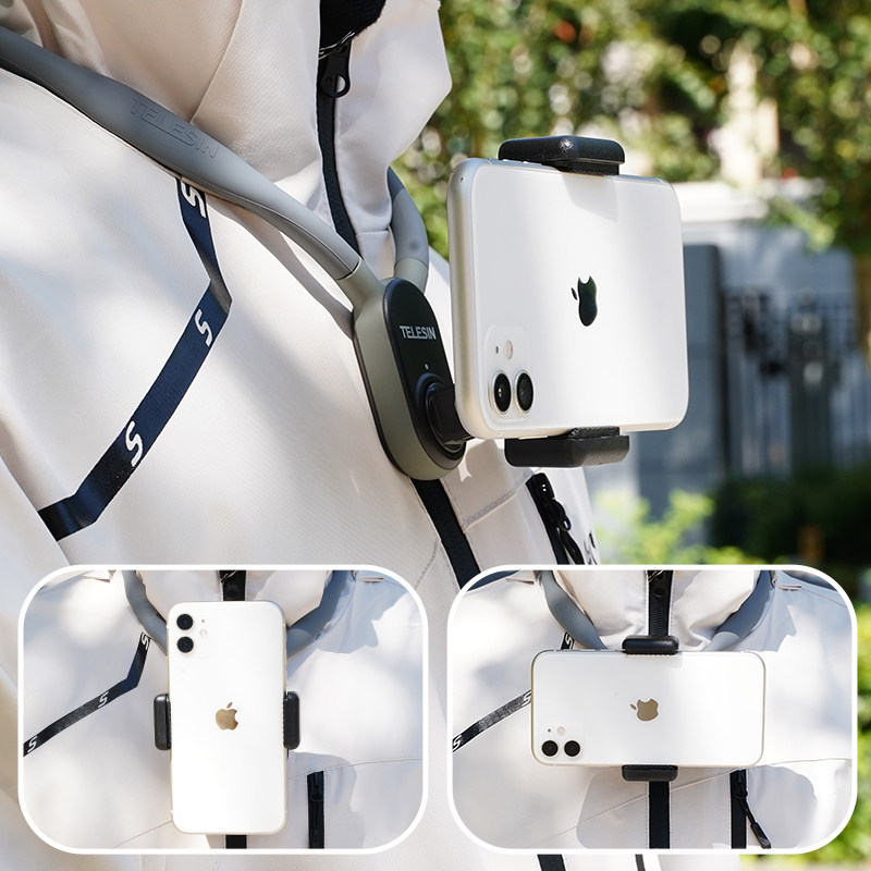 TAIXUN은 GOPRO13|12|11|10|9 확대 교수형 목 브래킷 INSTA360X3X4 스포츠 카메라 목 휴대 전화 브래킷 낚시 첫 번째 비전 승마 고정 자기 목 교수형에 적합합니다