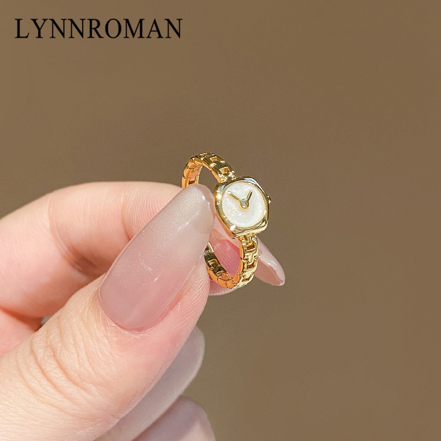 LYNNROMAN小众设计感开口戒指