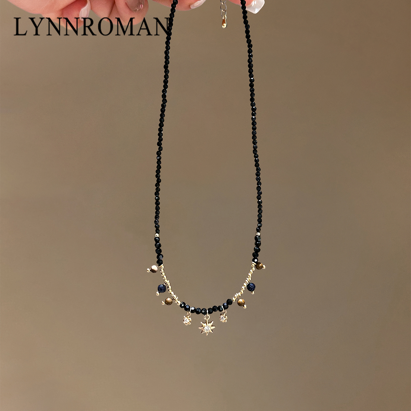星芒项链小众轻奢星星吊坠复古