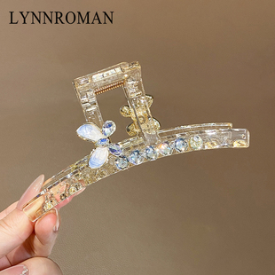 ins简约轻奢设计感高级感鲨鱼夹发饰 LYNNROMAN小众设计感抓夹女款