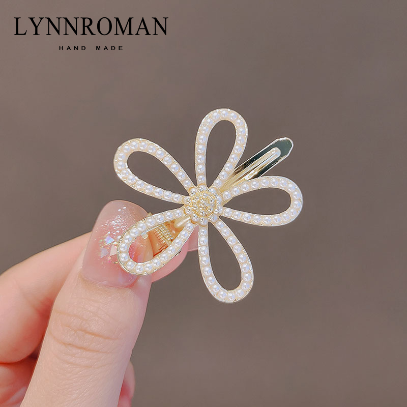 LYNNROMAN简约花朵碎发发夹