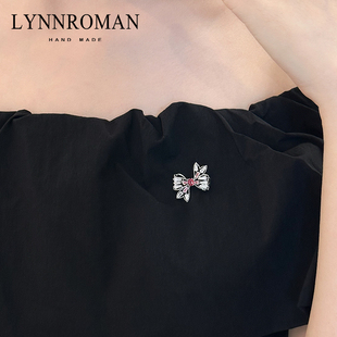 2025新款 LYNNROMAN高级感蝴蝶结胸针女款 小众设计感百搭别针配饰
