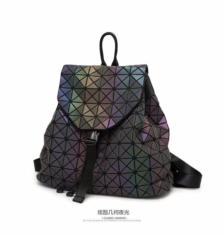 Female backpack luminous geometry ringer bag double shoulderin the Sports bag/Outdoor package/Fitting , Sports drum kit/Bag  category - from Buy2taobao.com to provide professional Taobao agent buy service