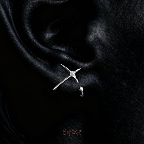 黑骨S925银纯星轨锆石可分解耳钉