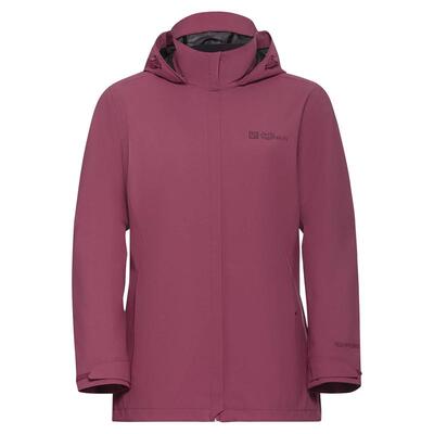 代购Jack wolfskin狼爪女士冲锋衣防水防风透气户外风衣连帽