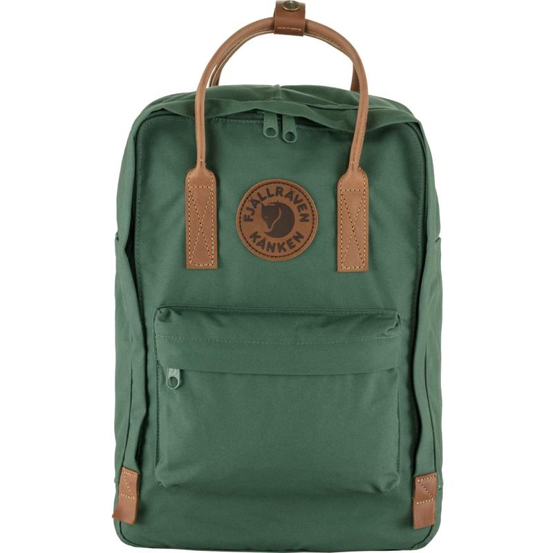 Fjallraven北极狐男女双肩包防水防震拓展尼龙皮革提手前袋拉链