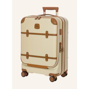 代购 拉杆箱带TSA锁多隔层设计可伸缩拉杆顶部提手硬壳 Brics男士